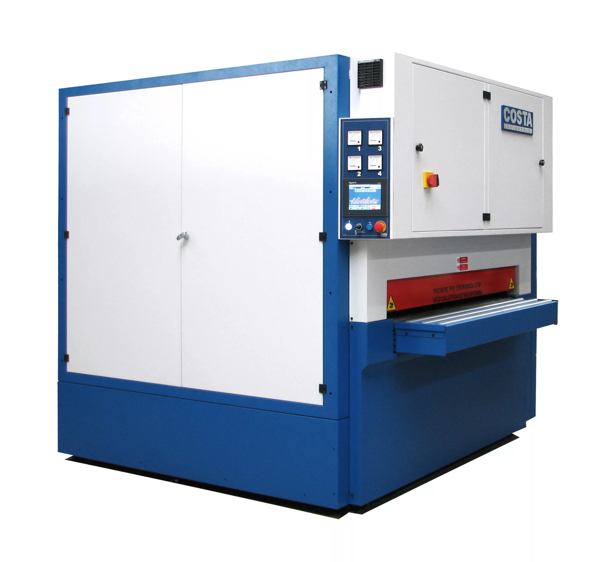 gratowarka, szlifierka szerokotaśmowa, costa levigatrici, MB4, usuwanie zadziorów